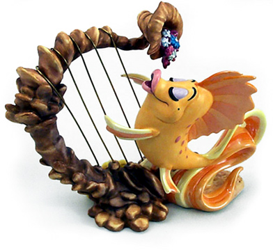 carp figurine