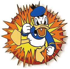 donald duck sculpture